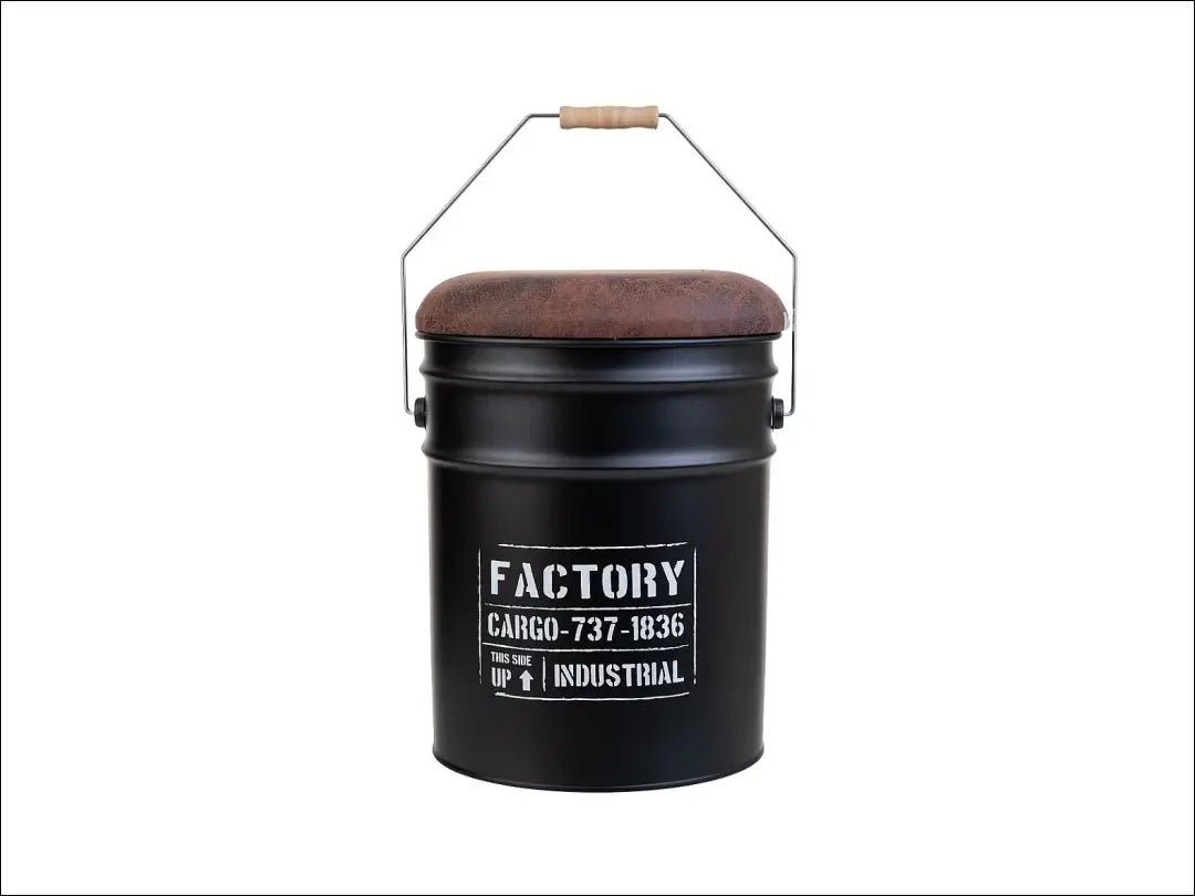 Pufas su daiktadėže MI846 - €38 Save 50% 25-50, __label:Pristatymas 1-2 d.d., color-juoda, color-ruda, kita €25 to €50