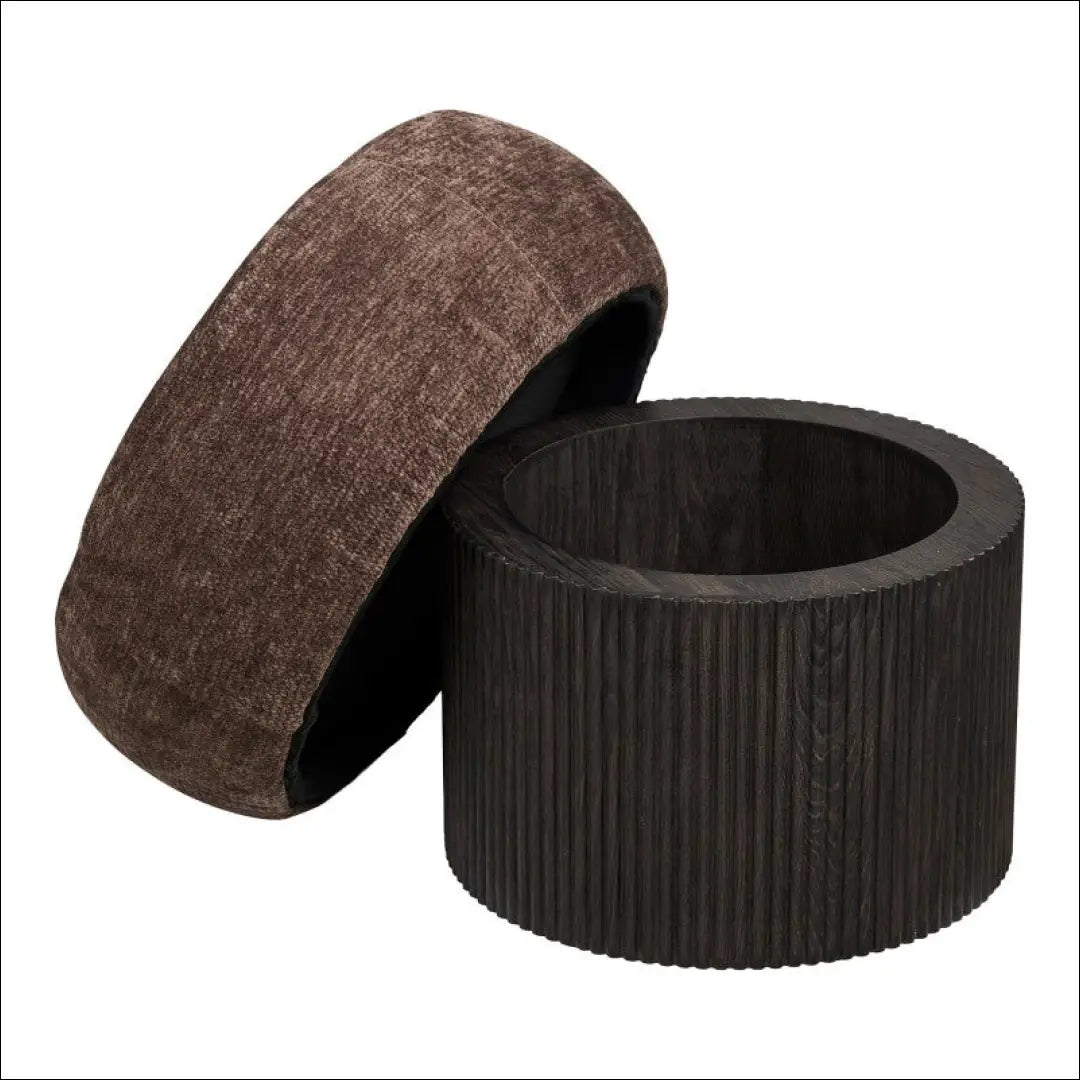 Pufas su daiktadėže MI993 - €120 Save 20% 100-200, color-ruda, material-mdf, material-poliesteris, minksti MDF Ottomans