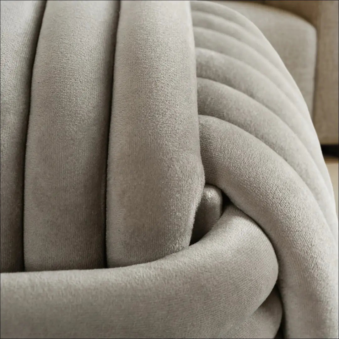 Pufas su veliūro audiniu pilkos spalvos / kreminės TE706 - €56 Save 15% 50-100, __label:Pristatymas 5-14 d.d., elite,