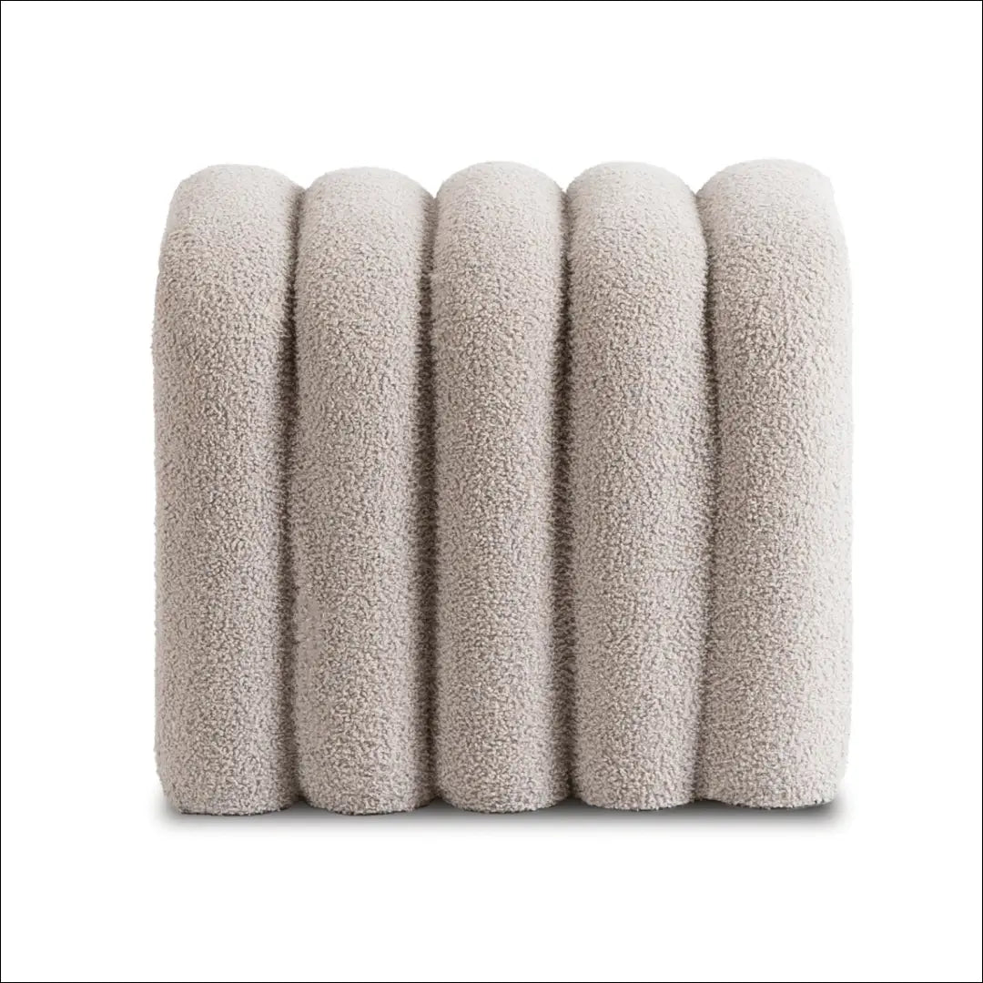 Pufas su veliūro audiniu pilkos spalvos TE709 - €55 Save 15% 50-100, __label:Pristatymas 5-14 d.d., elite,