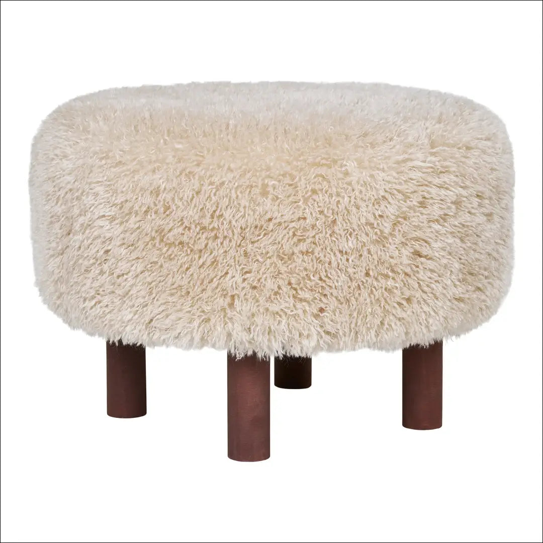 Pufas šviesiai rudas ø50x36 cm RD277 - €97 Save 15% 50-100, __label:Pristatymas 5-14 d.d., nordic, Poufs, uzsakomi €50