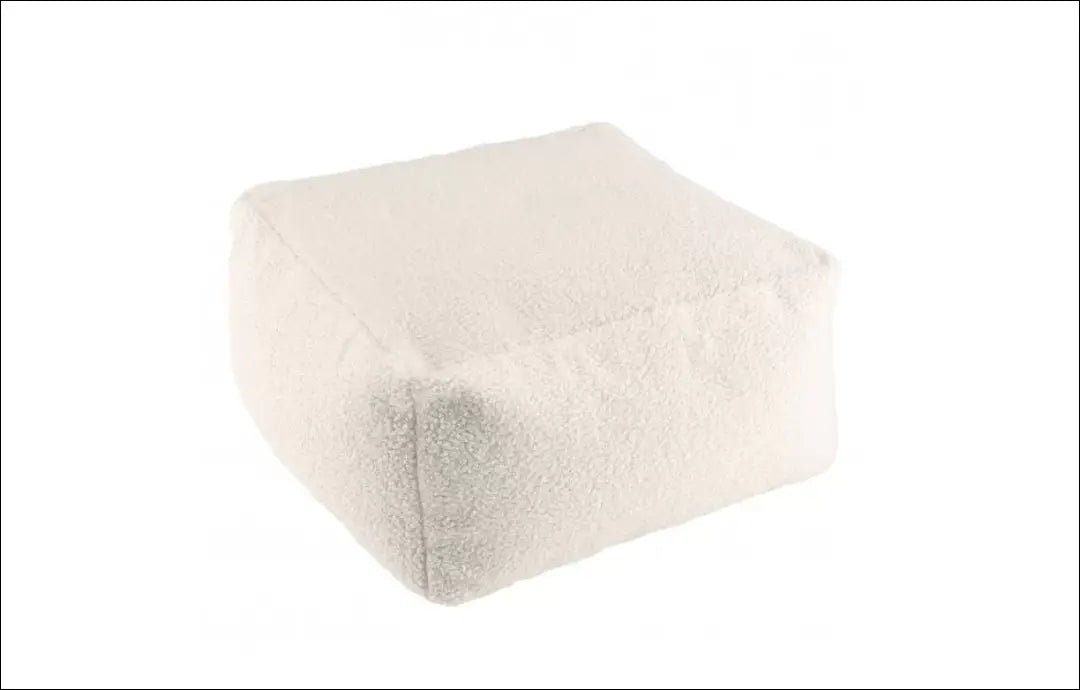 Pufas ’Teddy’ MI533 - €81 Save 65% 50-100, __label:Pristatymas 1-2 d.d., color-balta, material-dirbtinis-kailis,