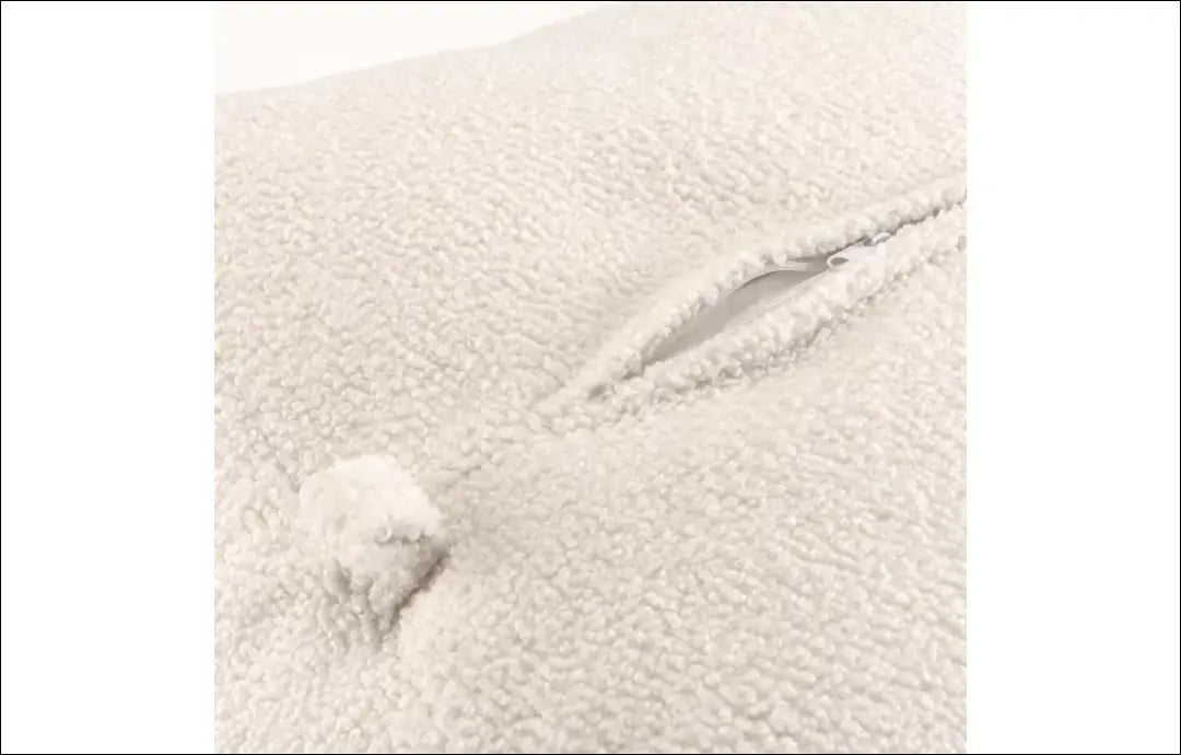 Pufas ’Teddy’ MI533 - €81 Save 65% 50-100, __label:Pristatymas 1-2 d.d., color-balta, material-dirbtinis-kailis,