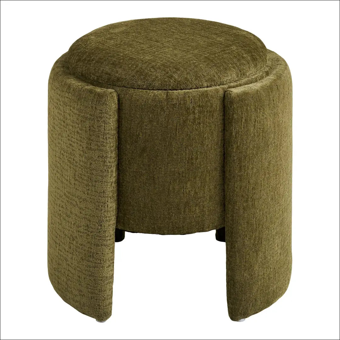 Pufas žalias ø42x43,5 cm RD284 - €97 Save 15% 50-100, __label:Pristatymas 5-14 d.d., nordic, Poufs, uzsakomi €50