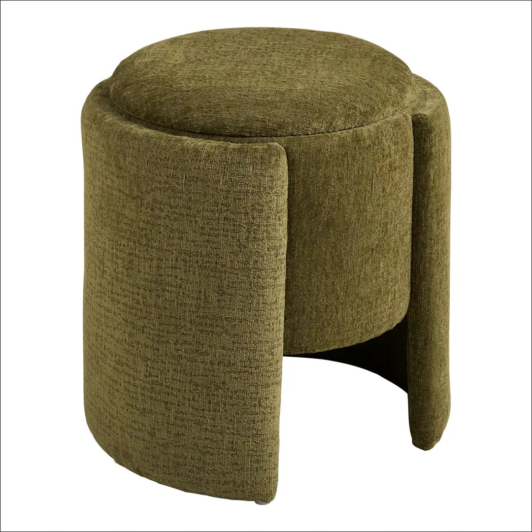 Pufas žalias ø42x43,5 cm RD284 - €97 Save 15% 50-100, __label:Pristatymas 5-14 d.d., nordic, Poufs, uzsakomi €50