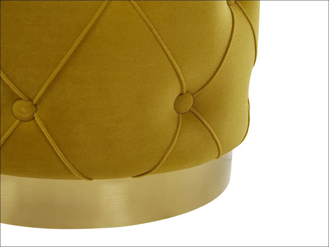 Pufų komplektas (2vnt) MI785 - €75 Save 50% 50-100, __label:Pristatymas 1-2 d.d., color-auksine, color-geltona,