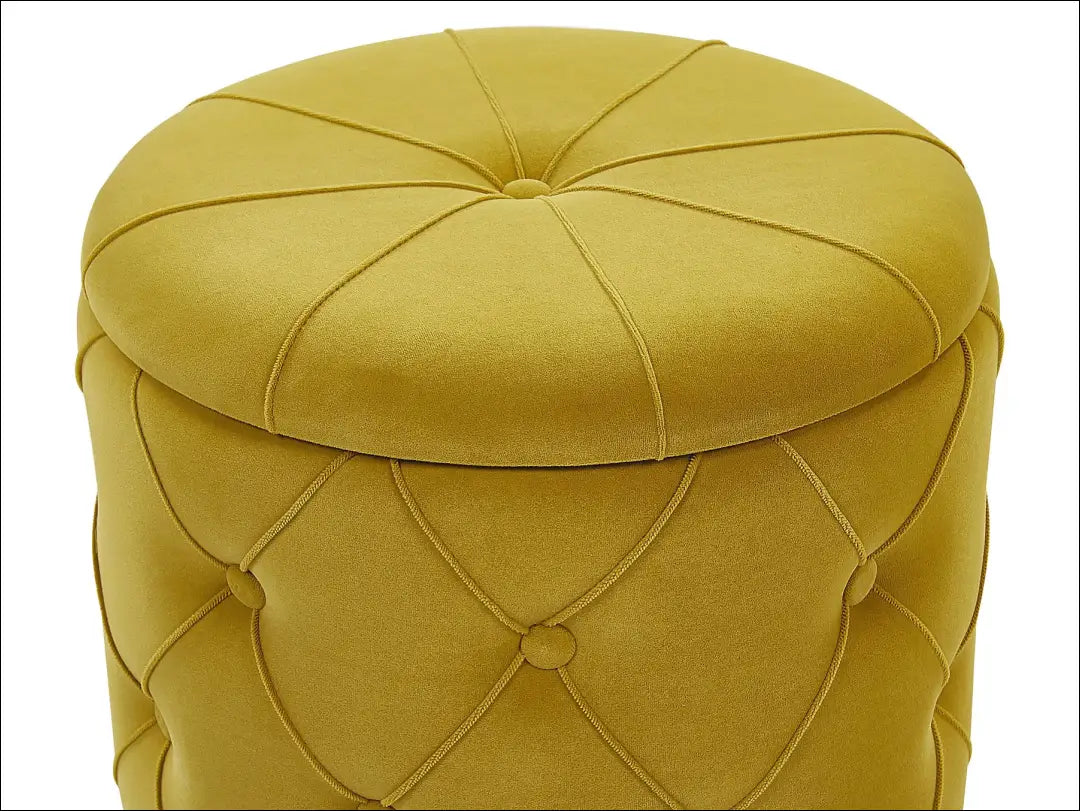 Pufų komplektas (2vnt) MI785 - €75 Save 50% 50-100, __label:Pristatymas 1-2 d.d., color-auksine, color-geltona,