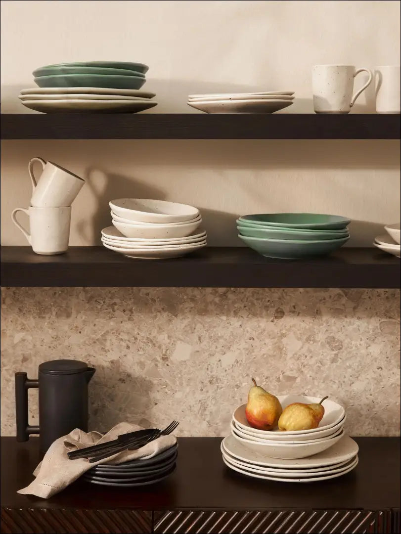 Puodelių komplektas (4vnt) DI7082 - €14 Save 65% __label:Pristatymas 1-2 d.d., color-balta, color-kremas, indai,