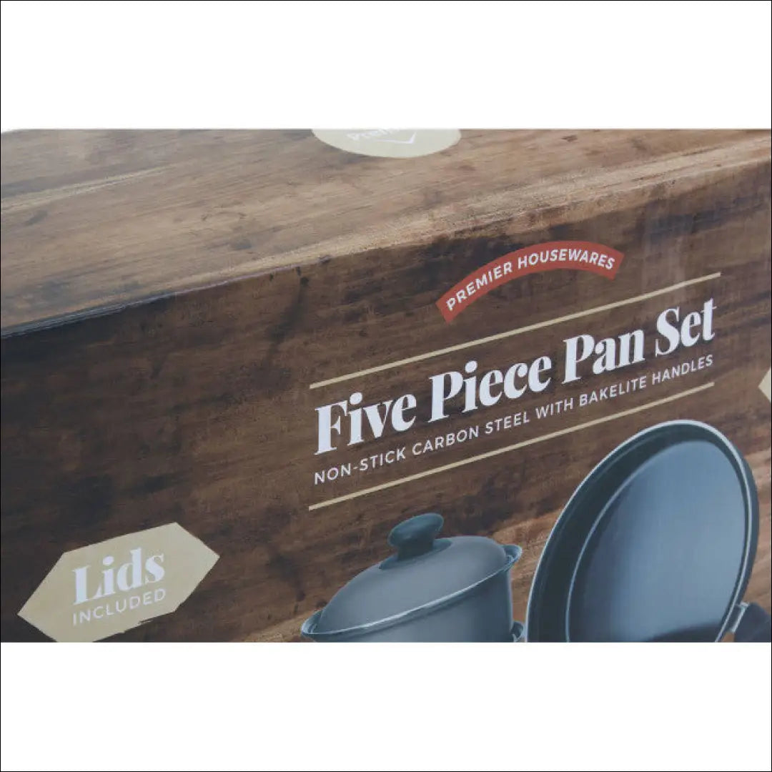 Puodų komplektas (5 dalys) DI10769 - €35 Save 50% 25-50, __label:Pristatymas 1-2 d.d., color-pilka, interjeras, kita