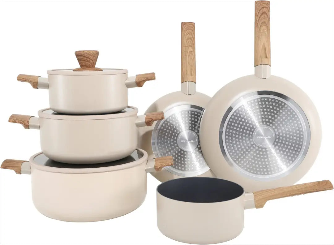 Puodų komplektas (9 dalys) DI12692 - €95 Save 50% 50-100, __label:Pristatymas 1-2 d.d., color-smelio, interjeras,