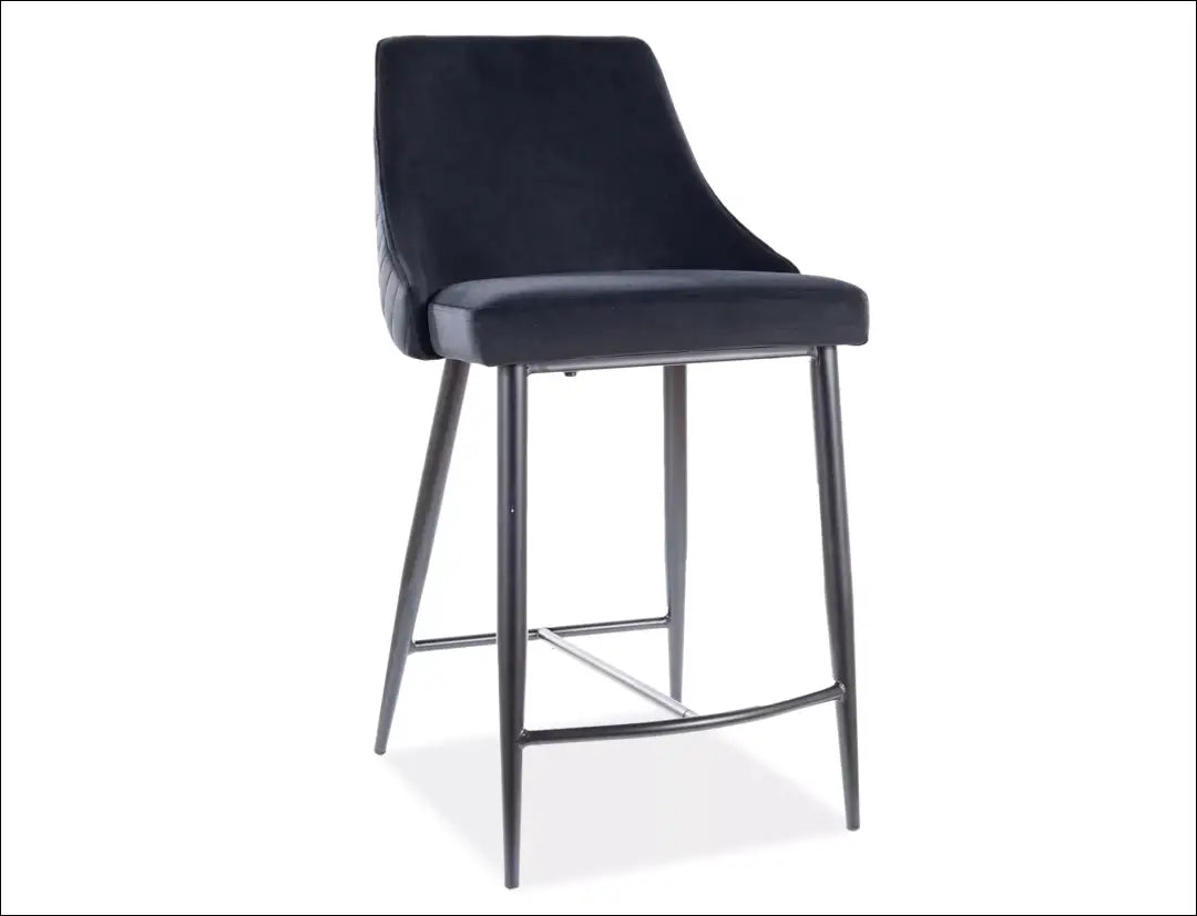 Pusbario kėdė AL004 - €76 Save 20% 50-100, __label:Pristatymas 5-14 d.d., baro-kedes, color-juoda, kedes-valgomojo €50