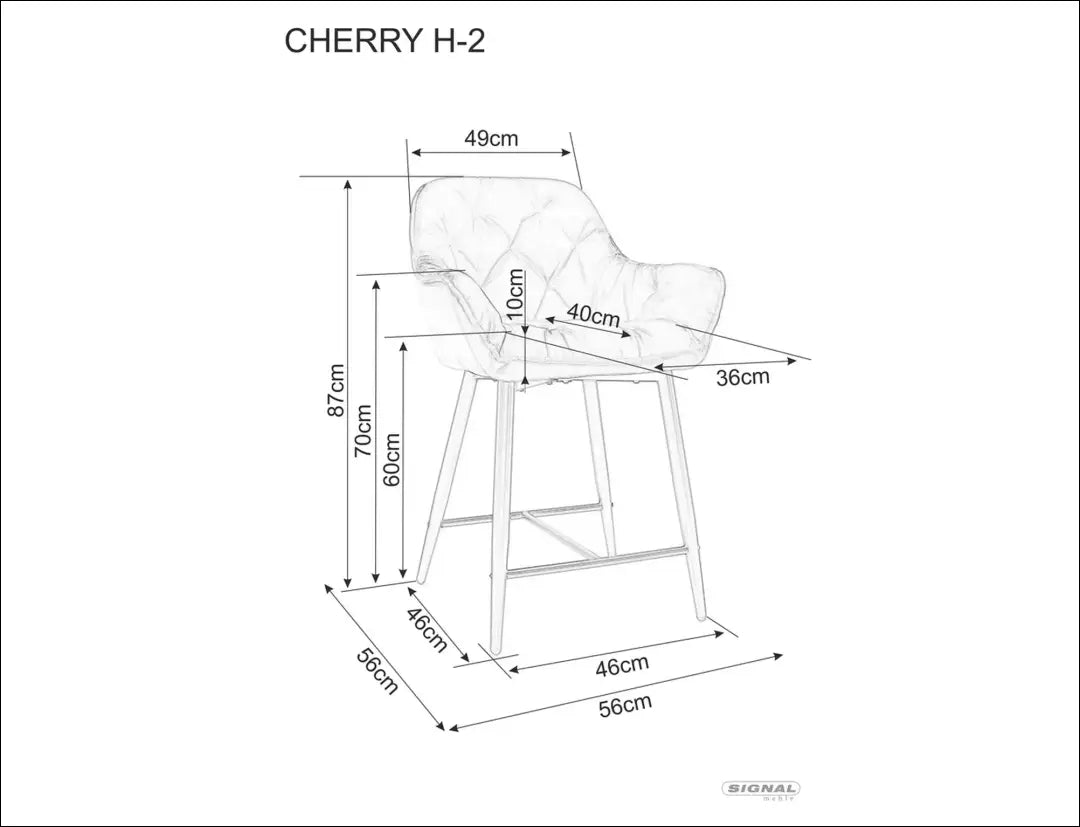 Pusbario kėdė AL039 - 50-100, __label:Pristatymas 5-14 d.d., baro-kedes, color-juoda, color-pilka €50 to €100 Bar