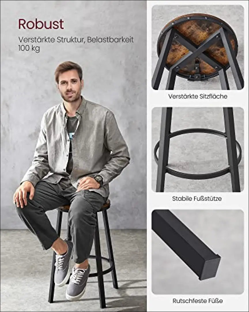 Pusbario kėdžių komplektas (2vnt) SM111 - €139 Save 40% 100-200, __label:Pristatymas 5-14 d.d., baro-kedes, notouch30,