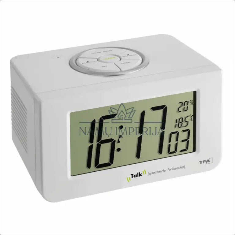 Radijo bangomis valdomas žadintuvas DA0178 - €19 Save 60% __label:Pristatymas 1-2 d.d., interjeras, laikrodziai,