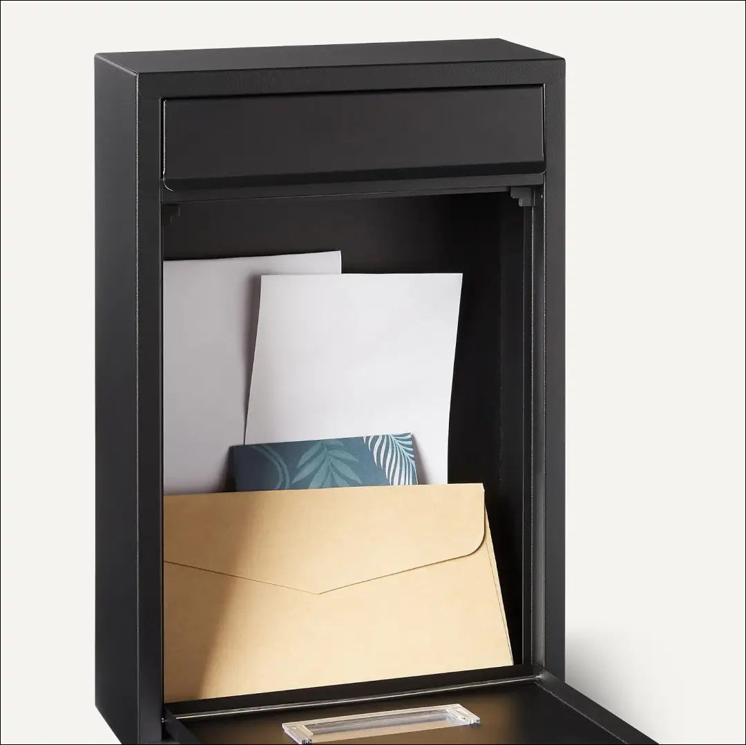 Rakinama pašto dėžutė SP283 - €11 Save 50% __label:Pristatymas 1-2 d.d., color-juoda, kita, lauko baldai,
