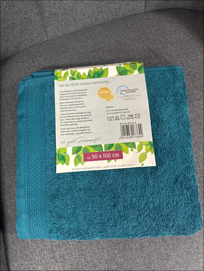 Rankšluostis (50x100cm) DI11022 - €9 Save 50% __label:Pristatymas 1-2 d.d., color-turkis, material-medvilne,