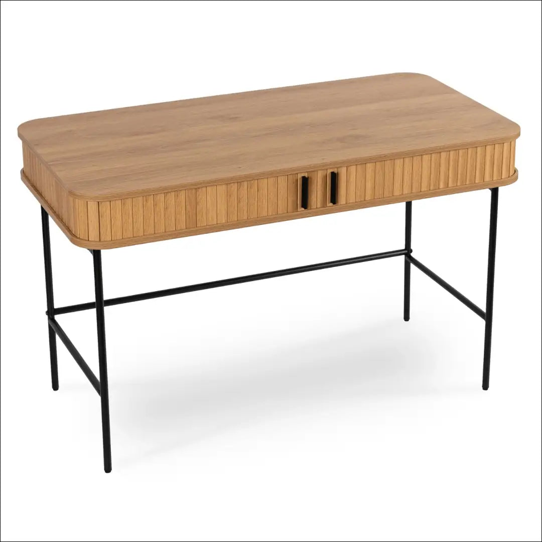 Rašomasis stalas iš MDF ąžuolo spalvos 120 cm TE340 - €240 Save 15% __label:Pristatymas 5-14 d.d., elite, over-200,
