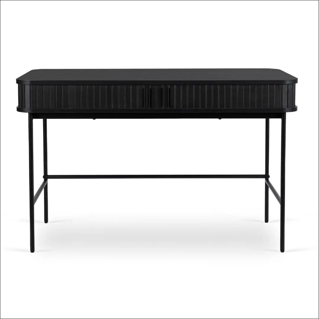 Rašomasis stalas iš MDF juodos spalvos 120 cm TE347 - €240 Save 15% __label:Pristatymas 5-14 d.d., elite, over-200,