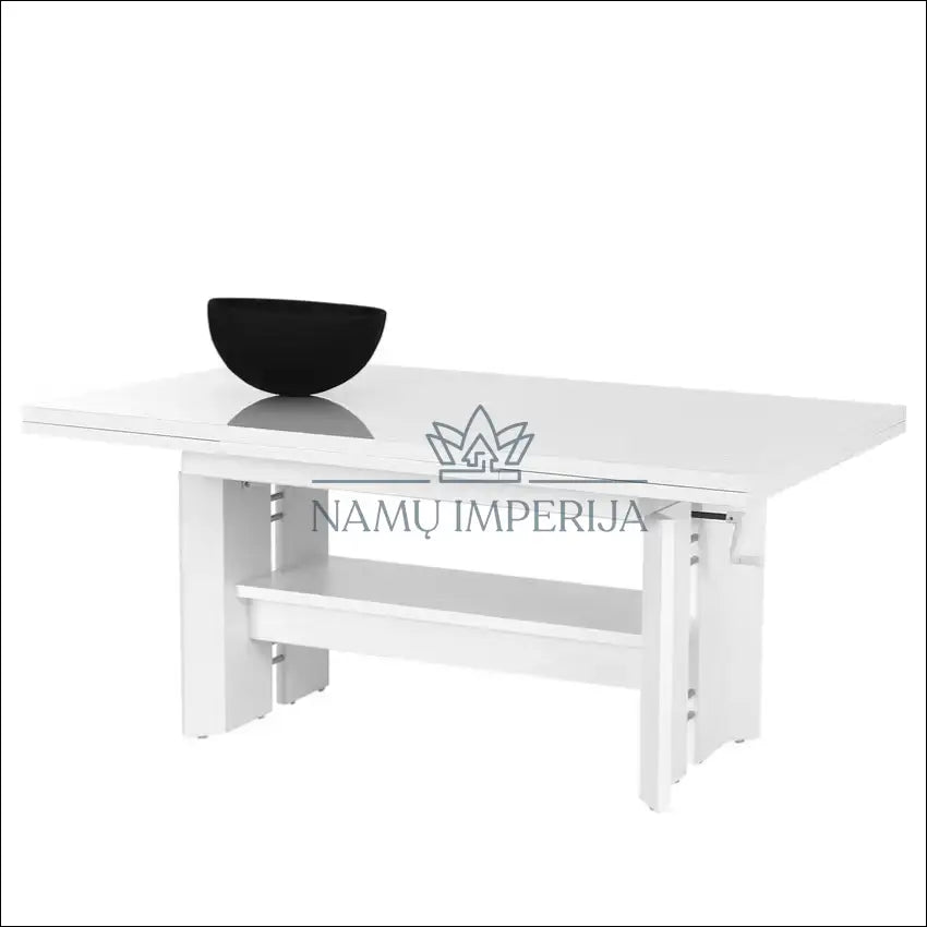 Reguliuojamas kavos staliukas SI1801 €45 Save 80% 25 50, __label:Pristatymas 1 2 d.d., color balta, material mediena,