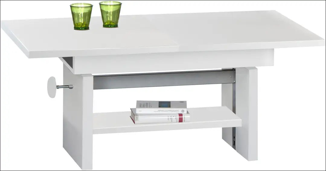Reguliuojamas kavos staliukas SI2244 - €80 Save 70% 50-100, __label:Pristatymas 1-2 d.d., color-balta,