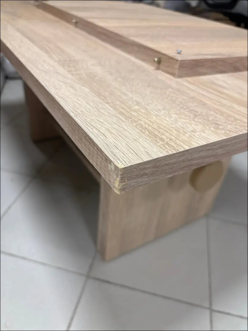 Reguliuojamas kavos staliukas - transformeris SI2024 - €100 Save 65% 100-200, __label:Pristatymas 1-2 d.d., color-ruda,