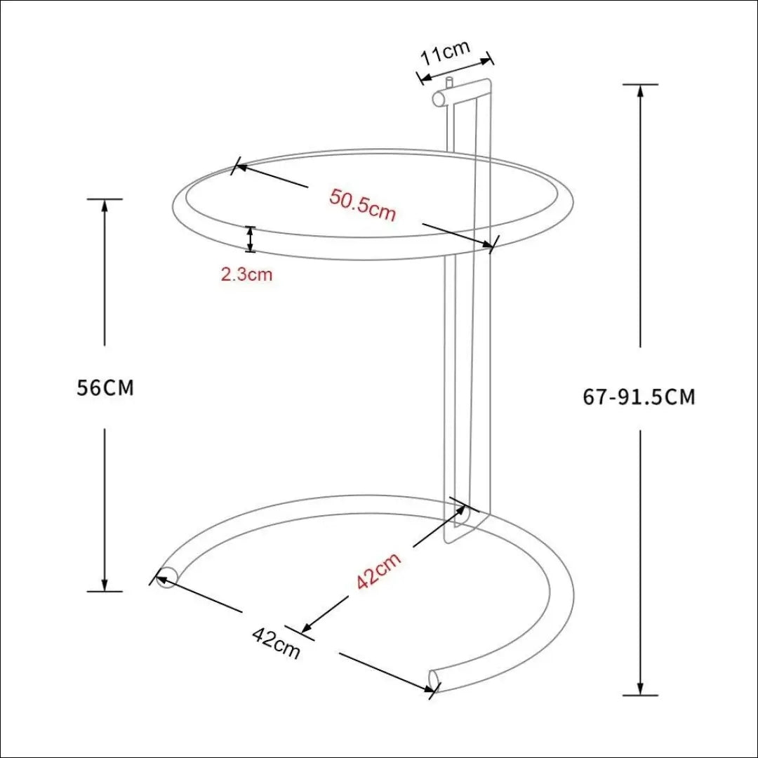 Reguliuojamo aukščio šoninis staliukas SI1918 - €160 Save 50% 100-200, __label:Pristatymas 1-2 d.d., color-sidabrine,