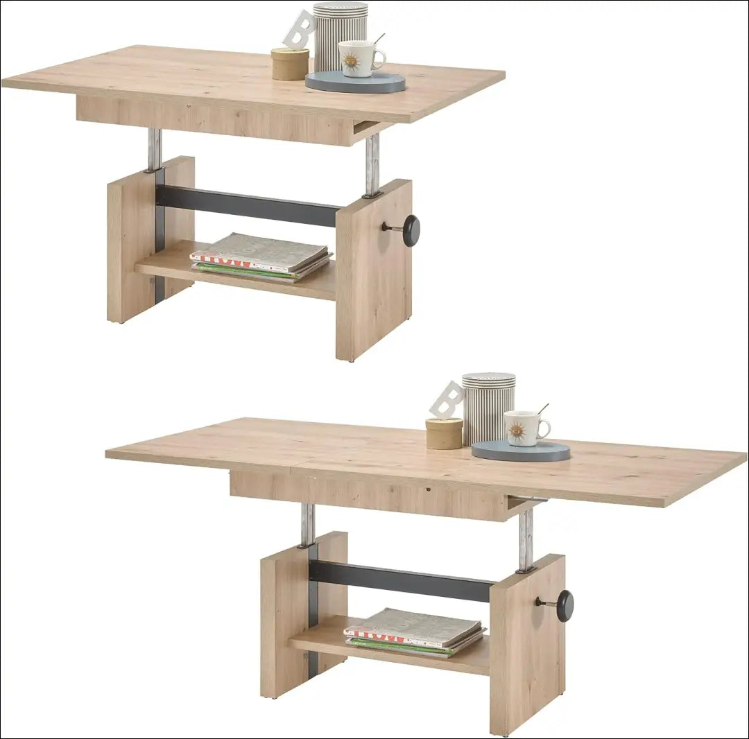 Reguliuojamo dydžio kavos staliukas SI2401 - €115 Save 60% 100-200, __label:Pristatymas 1-2 d.d., color-ruda,