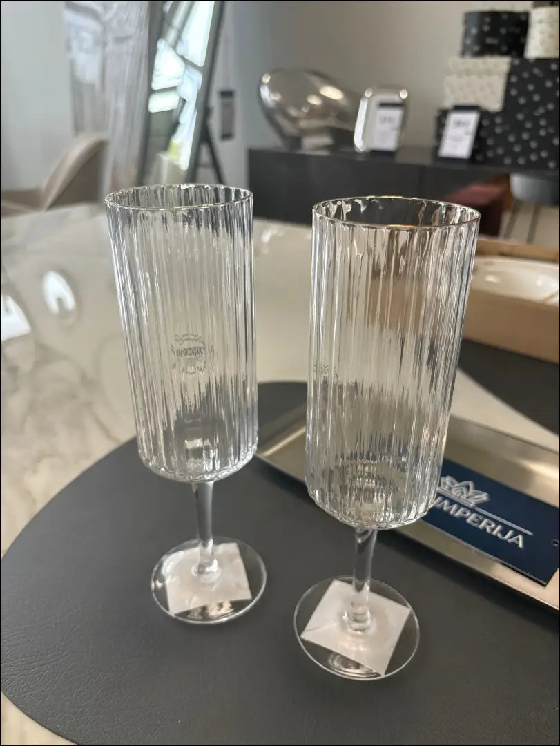 Šampano taurių komplektas (2vnt) DI6177 - €7 Save 70% __label:Pristatymas 1-2 d.d., color-auksine, indai, interjeras,