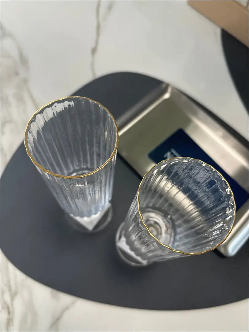 Šampano taurių komplektas (2vnt) DI6177 - €7 Save 70% __label:Pristatymas 1-2 d.d., color-auksine, indai, interjeras,