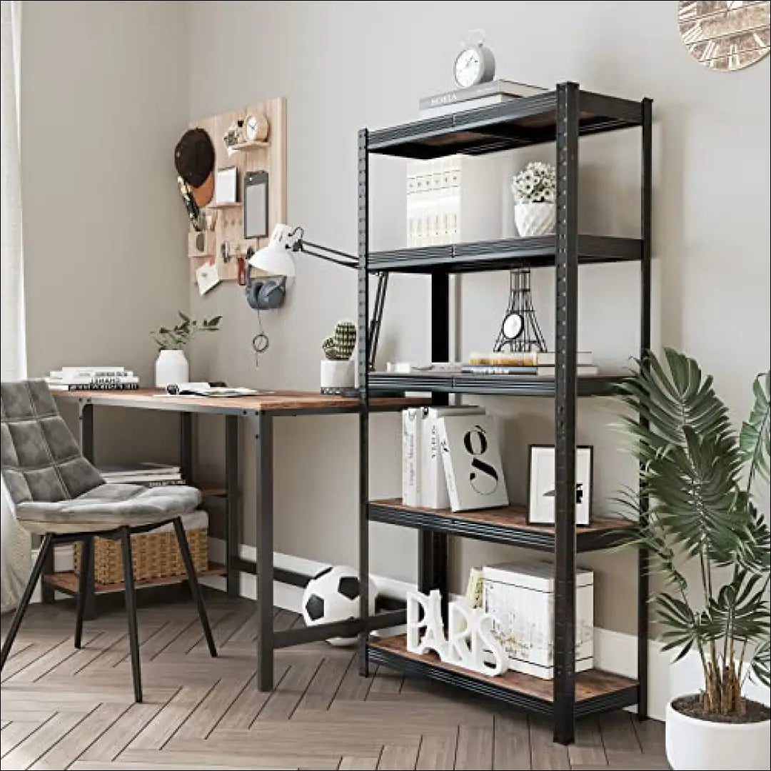 Sandėliavimo lentyna stelažas SM905 - €68 Save 40% 50-100, __label:Pristatymas 5-14 d.d., notouch30, song, spalva-ruda