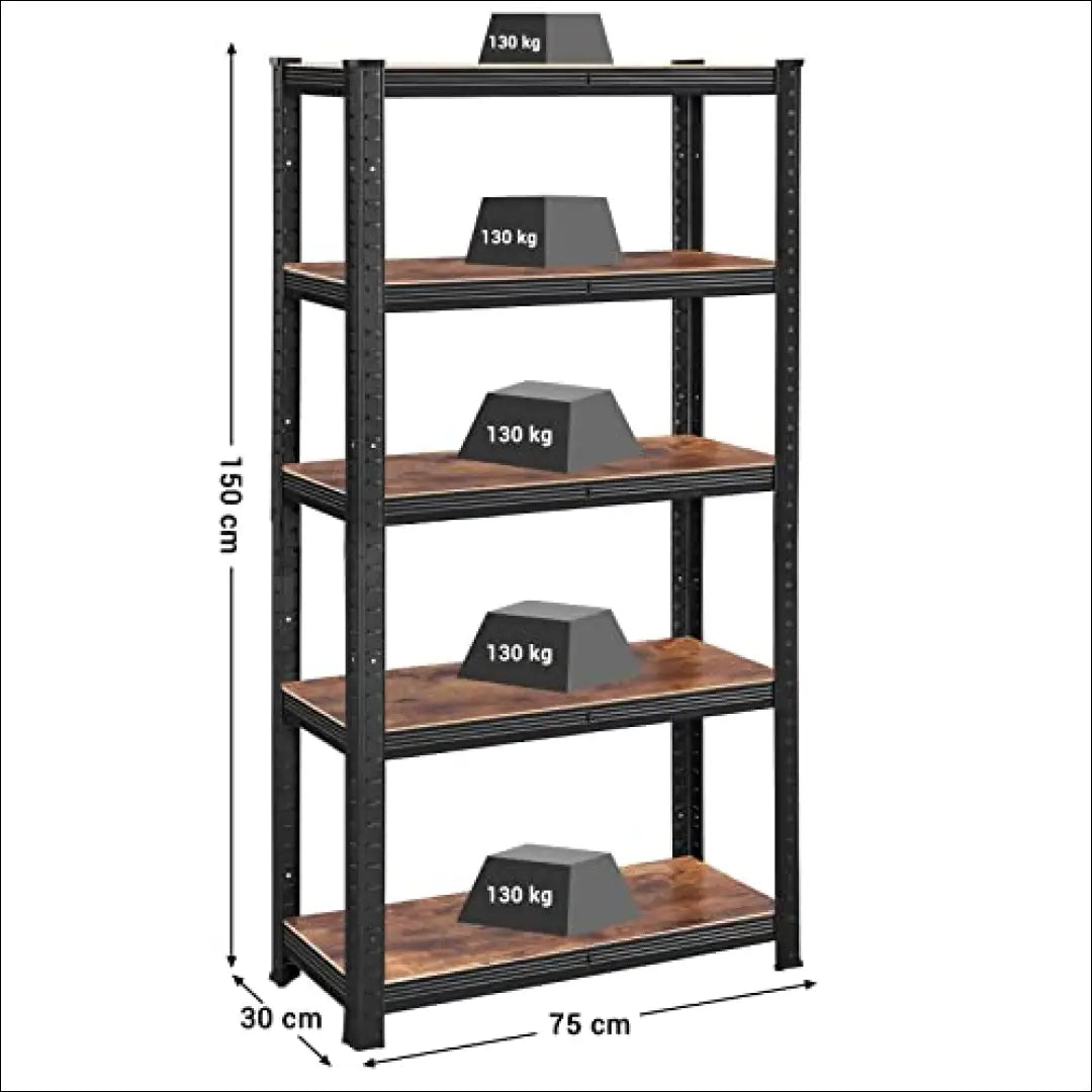Sandėliavimo lentyna stelažas SM905 - €68 Save 40% 50-100, __label:Pristatymas 5-14 d.d., notouch30, song, spalva-ruda