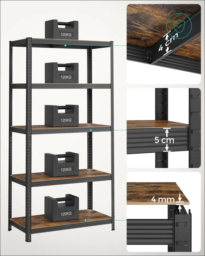 Sandėliavimo lentyna stelažas SM923 - €94 Save 40% 50-100, __label:Pristatymas 5-14 d.d., notouch30, song, stelazas