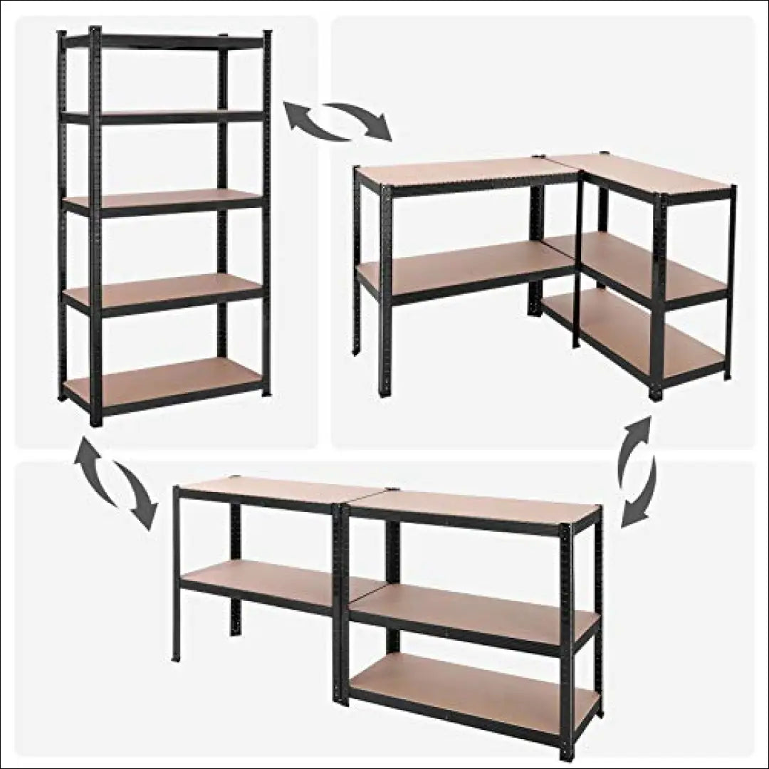 Sandėliavimo lentynų stelažų komplektas 2 vnt SM916 - €126 Save 40% 100-200, __label:Pristatymas 5-14 d.d., notouch30,