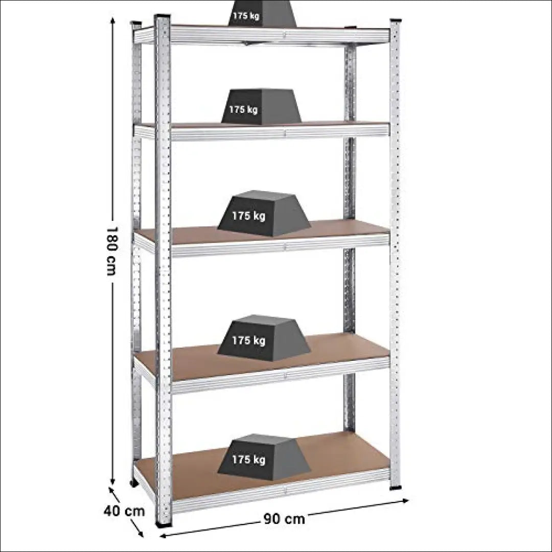 Sandėliavimo lentynų stelažų komplektas 2vnt SM906 - €118 Save 40% 100-200, __label:Pristatymas 5-14 d.d., notouch30,