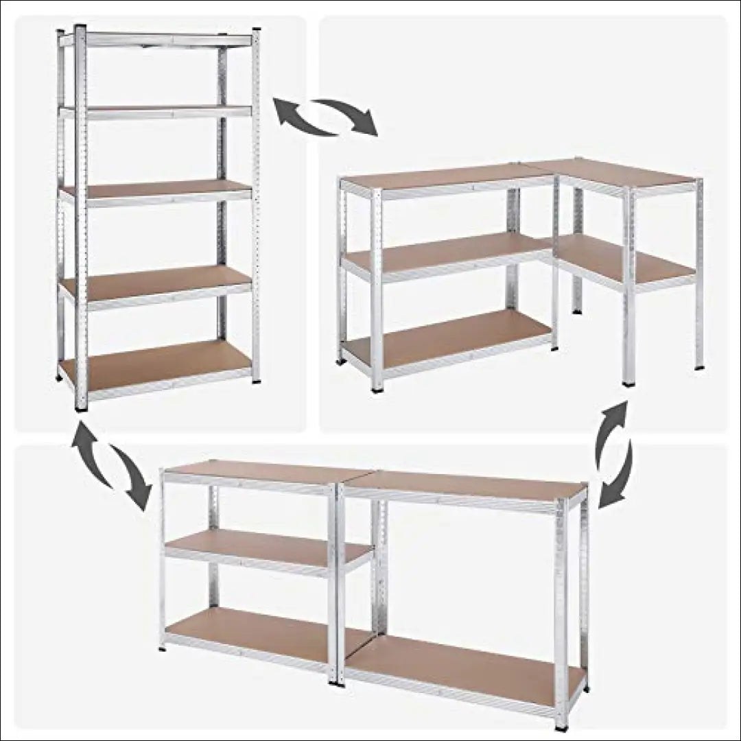 Sandėliavimo lentynų stelažų komplektas 2vnt SM906 - €118 Save 40% 100-200, __label:Pristatymas 5-14 d.d., notouch30,