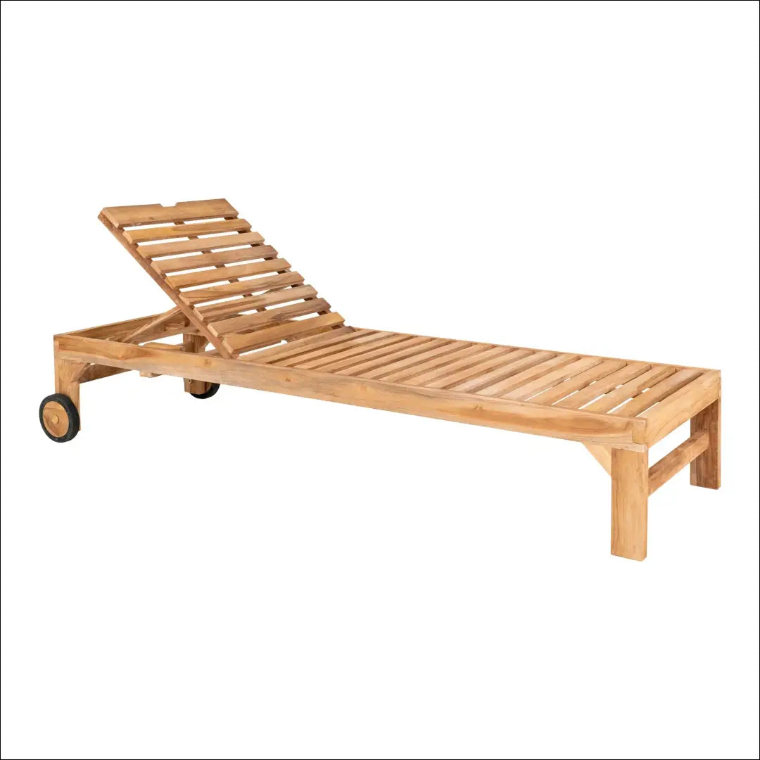 Saulės gultas tikmedžio natūralus RD1074 - €375 Save 15% __label:Pristatymas 5-14 d.d., Deck chairs, Natūrali, nordic,