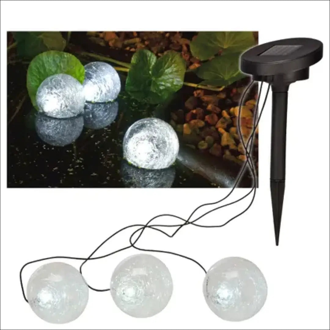 Saulės LED tvenkinio apšvietimas DA0258 - €20 Save 50% __label:Pristatymas 1-2 d.d., lauko, lauko-kita, under-25 Iki