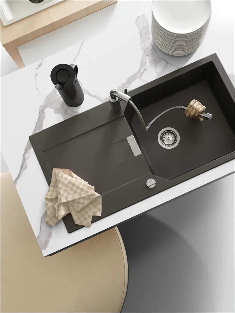 Schock Manhattan D-100L MAND100LAGAS virtuvės kriauklė SP346 - €35 Save 85% 25-50, __label:Pristatymas 1-2 d.d.,