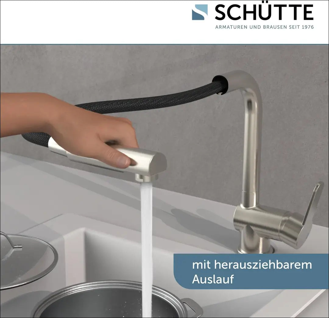 SCHÜTTE London ištraukiamas virtuvės maišytuvas SP246 - €45 Save 50% 25-50, __label:Pristatymas 1-2 d.d.,
