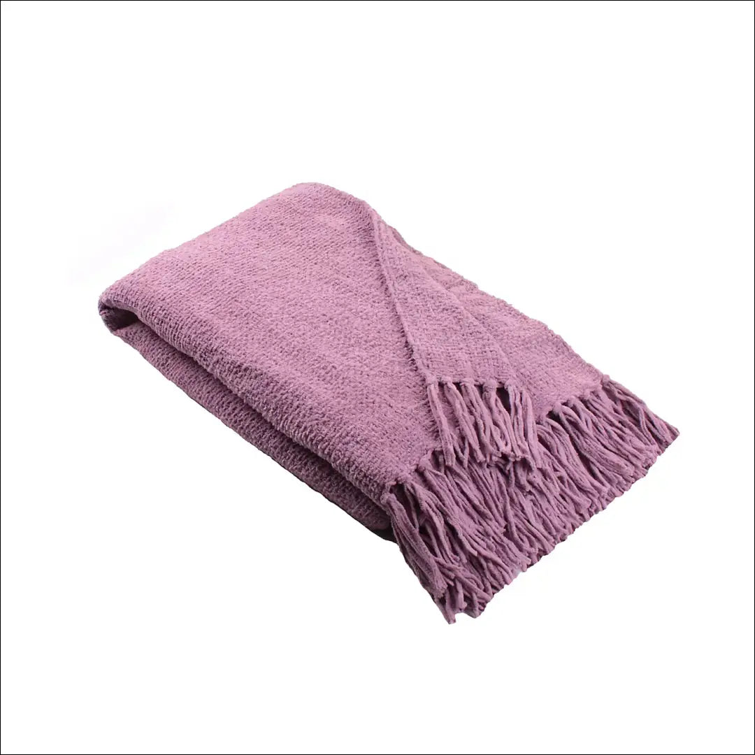 Šenilinis pledas DI8943 - €15 Save 50% __label:Pristatymas 1-2 d.d., color-violetine, material-poliesteris, notouch50,