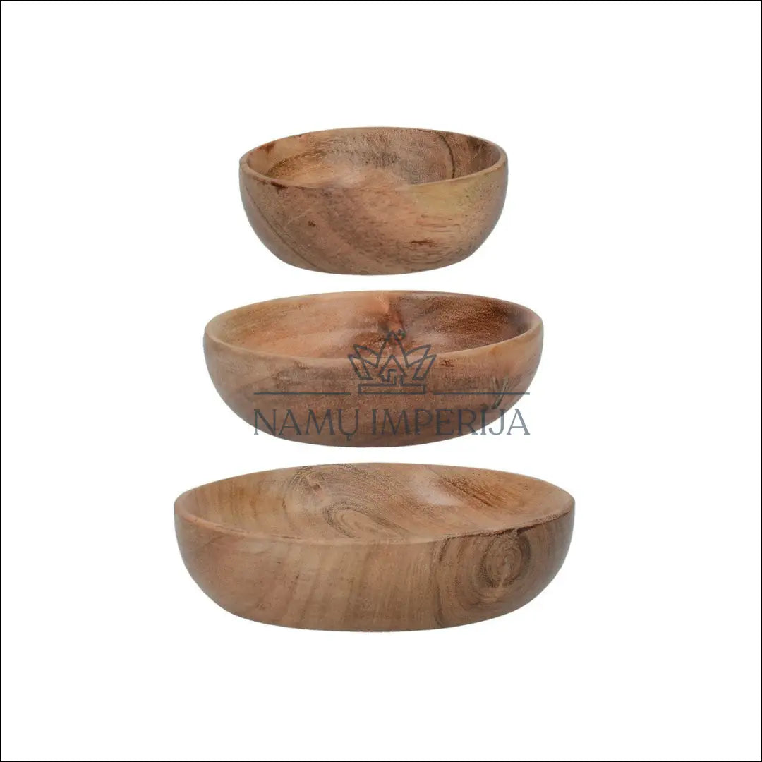Serviravimo dubenėlių komplektas (3vnt) DI8980 - €7 Save 50% __label:Pristatymas 1-2 d.d., color-ruda, indai,