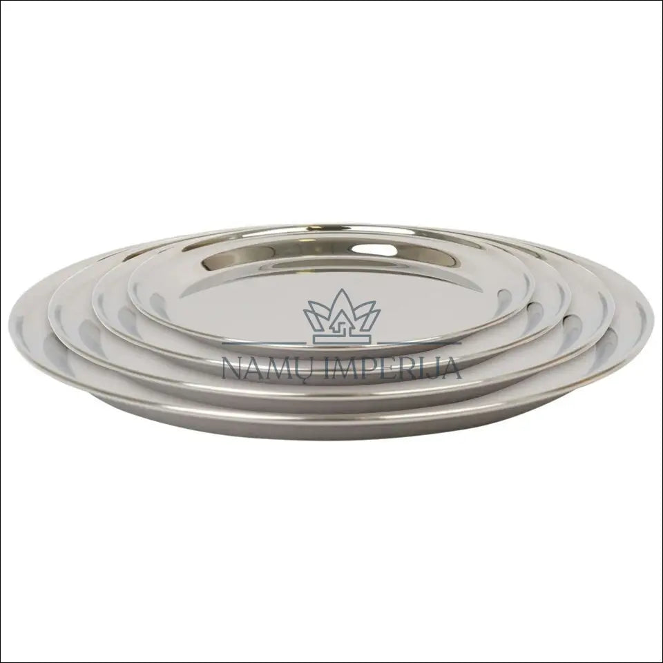 Serviravimo padėklų komplektas (4vnt) DI9083 - €20 Save 50% __label:Pristatymas 1-2 d.d., color-sidabrine, indai,