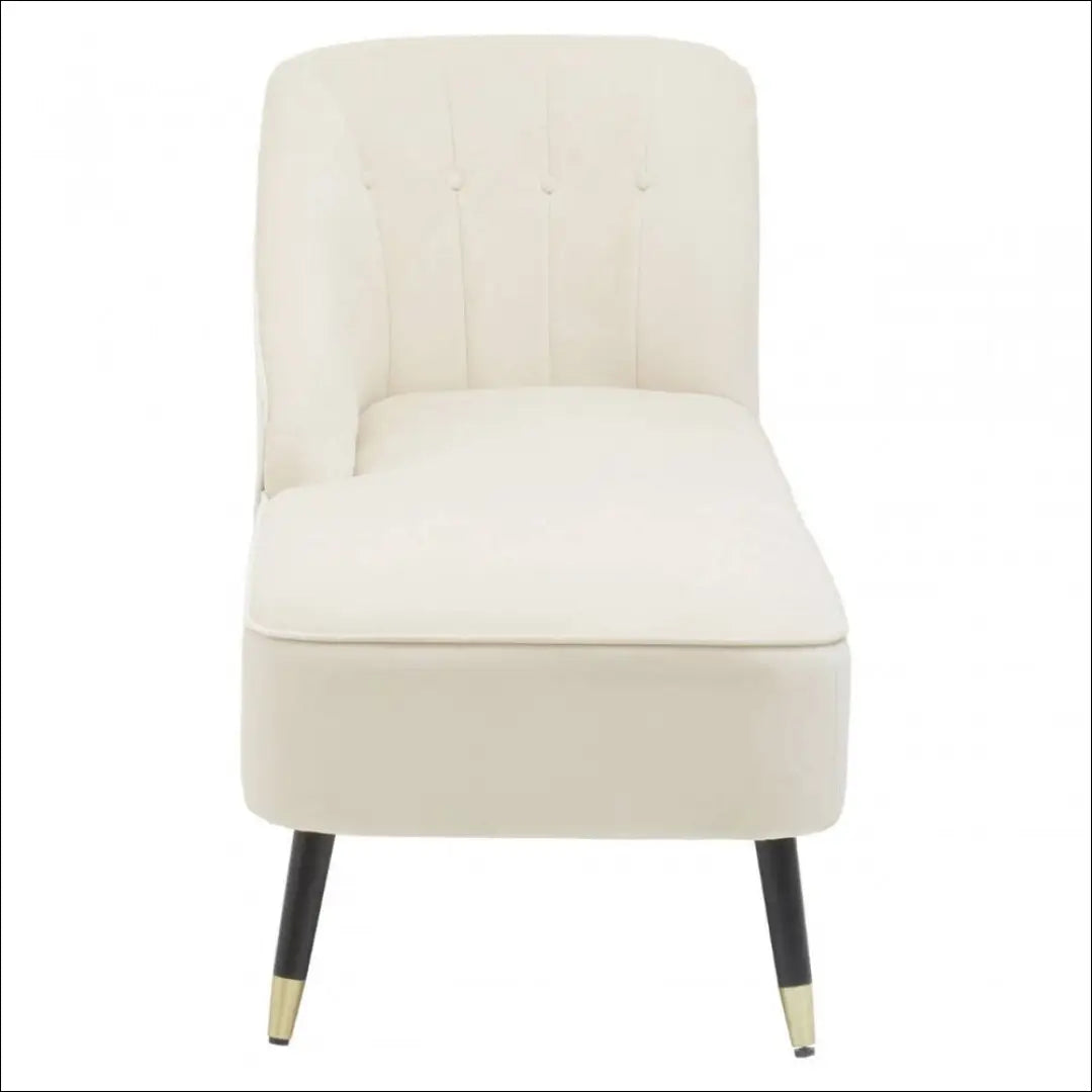 Šezlongas MI471 - €392 Save 70% __label:Pristatymas 1-2 d.d., color-kremas, material-aksomas, minksti, over-200 Virš