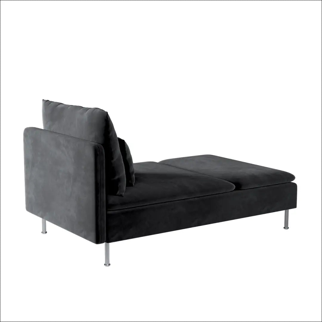 Šezlongo užvalkalas DI9589 - €57 Save 70% 50-100, __label:Pristatymas 1-2 d.d., color-juoda, kita, material-aksomas €50