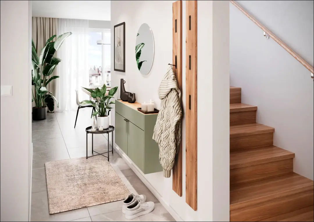 Sieninė batų spintelė KI1694 - €145 Save 50% 100-200, __label:Pristatymas 1-2 d.d., batu-lentyna, batu-spintele,