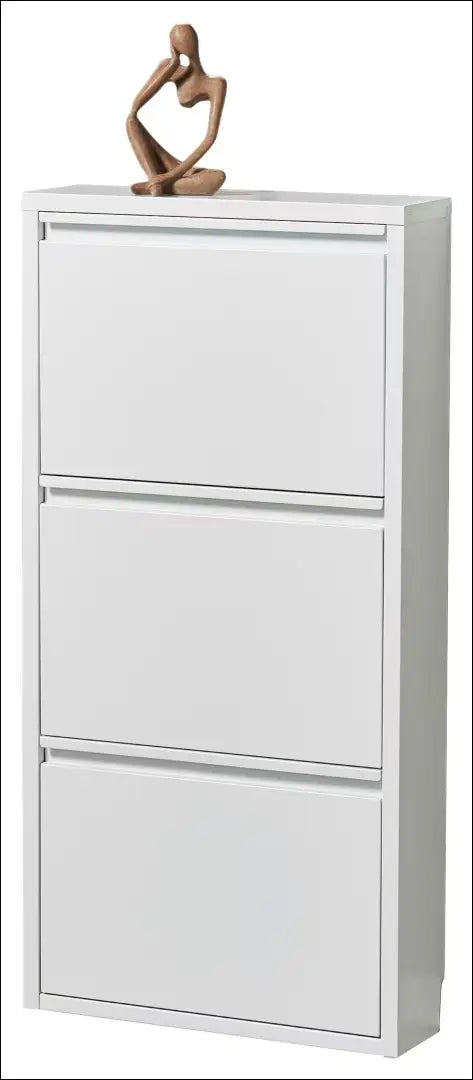 Sieninė batų spintelė KI1884 - €30 Save 60% 25-50, __label:Pristatymas 1-2 d.d., color-balta, material-metalas,