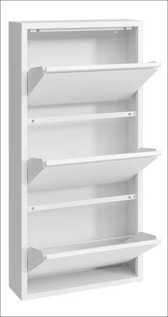 Sieninė batų spintelė KI1884 - €30 Save 60% 25-50, __label:Pristatymas 1-2 d.d., color-balta, material-metalas,
