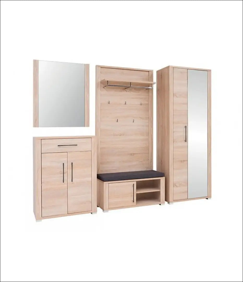 Sieninė kabykla KI1115 - €170 Save 50% 100-200, __label:Pristatymas 1-2 d.d., color-ruda, drabuziu-kabykla, €100