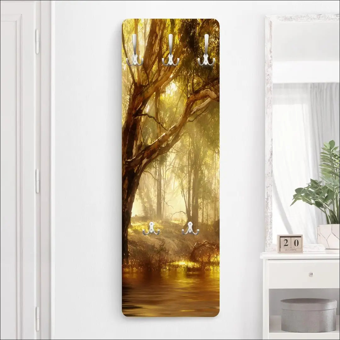 Sieninė kabykla KI1446 - €47 Save 50% 25-50, __label:Pristatymas 1-2 d.d., color-ruda, drabuziu-kabykla, €25 to €50