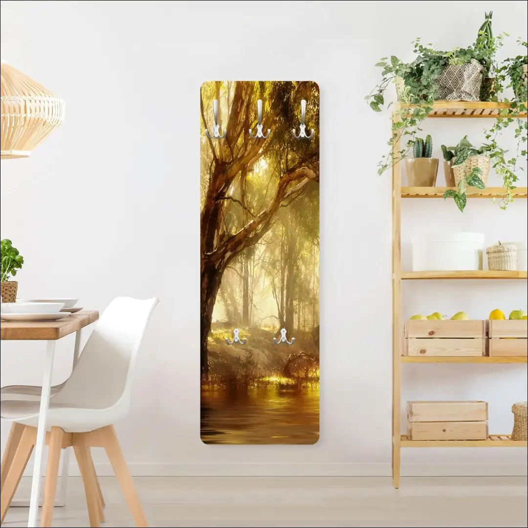 Sieninė kabykla KI1446 - €47 Save 50% 25-50, __label:Pristatymas 1-2 d.d., color-ruda, drabuziu-kabykla, €25 to €50